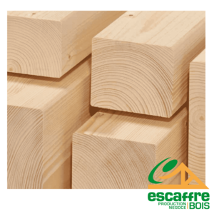 KVH BMA - Epicéa C24 - 4.5 x 22 cm - 13 ml - barre entière